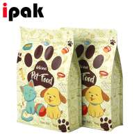 Stand up animal feed pouch aluminum foil animal bags dog food treat packaging bag